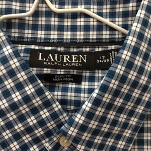 Ralph Lauren Pleated Dress shirt 17 34/35